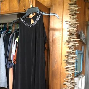 Calvin Klein free flowing mid length dress.